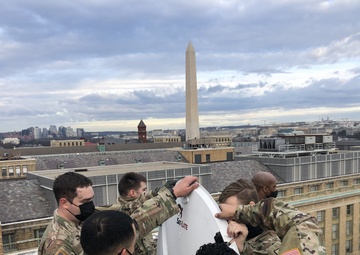 NCNG Supports Communication During the 59th Presidential Inauguration