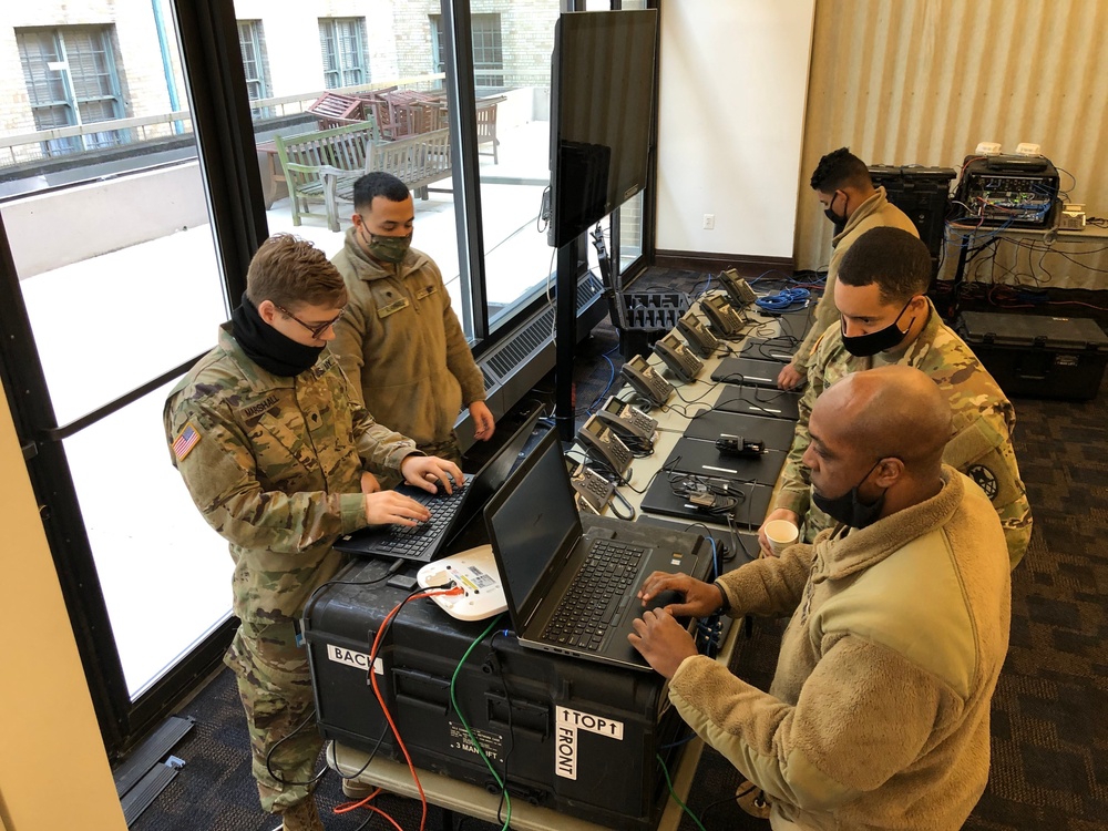 NCNG Supports Communication During 2021 Presidential Inauguration