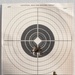 Twenty-five meters zeroing paper target