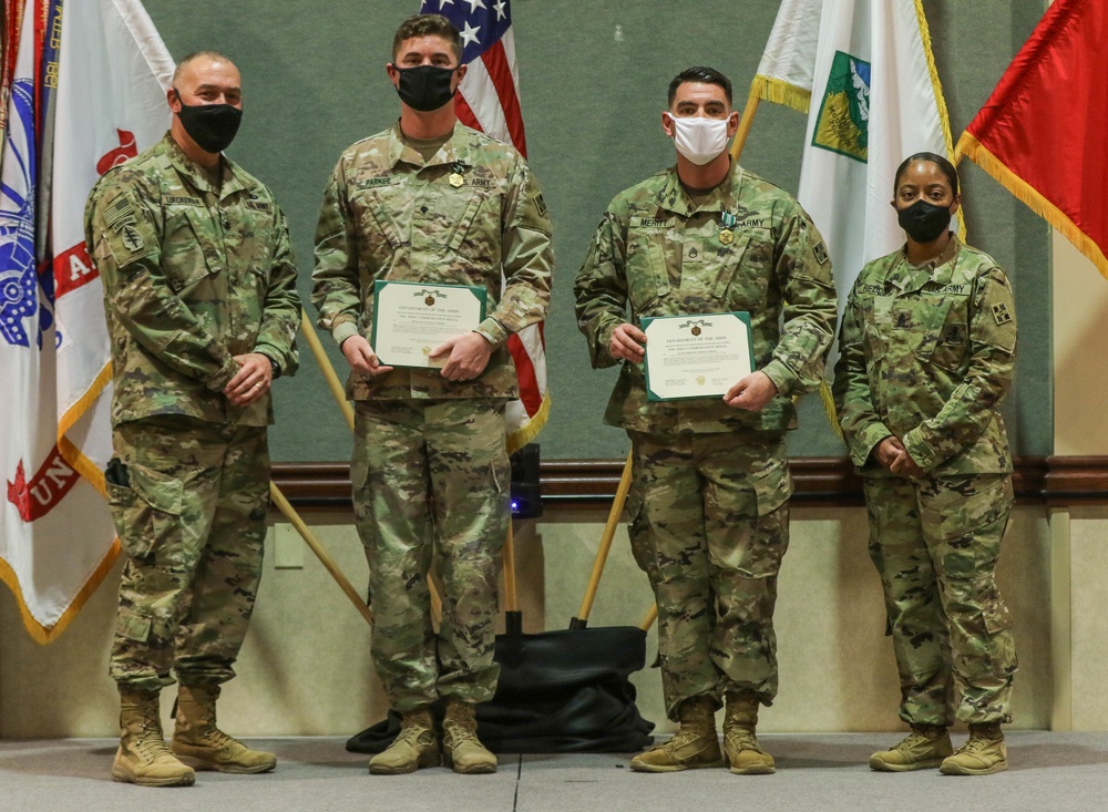 Soldier/Noncommissioned Officer of the Quarter award Ceremony