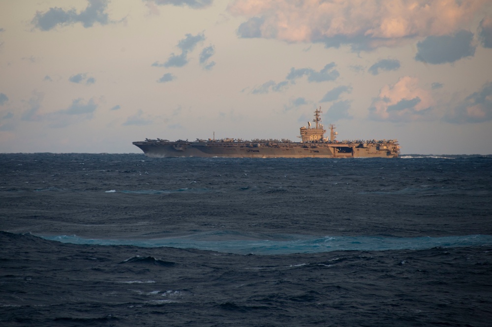 Mitscher Conducts Helo Ops