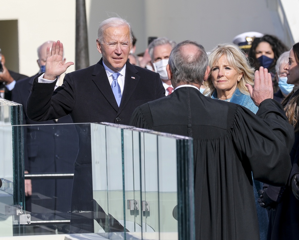 President Biden takes oath