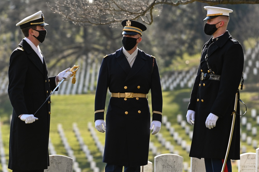 President Biden lays wreath