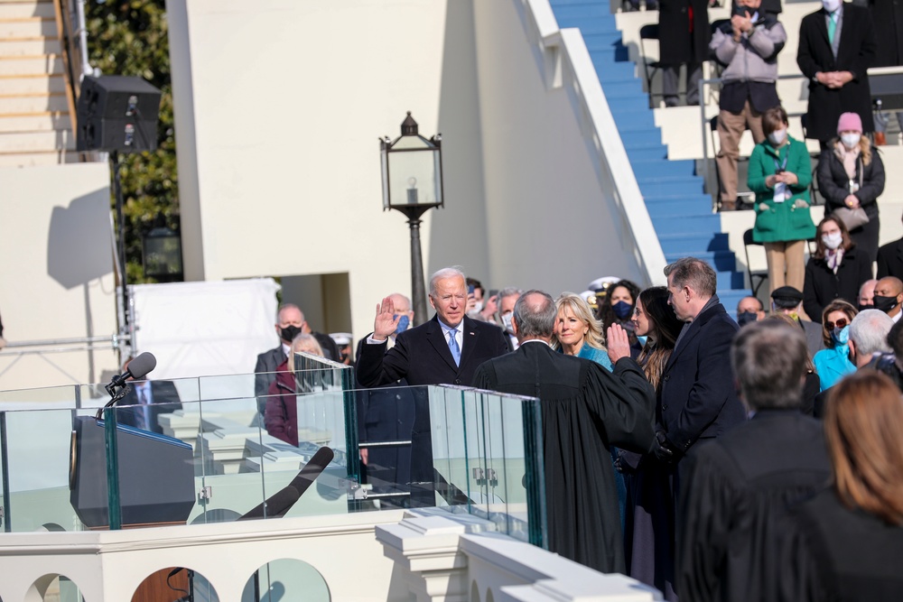 President Biden takes oath