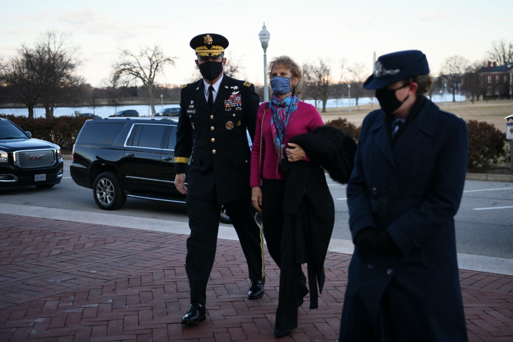 Joint Chief’s of Staff assemble during 59th Presidential Inauguration Senior Leaders Breakfast