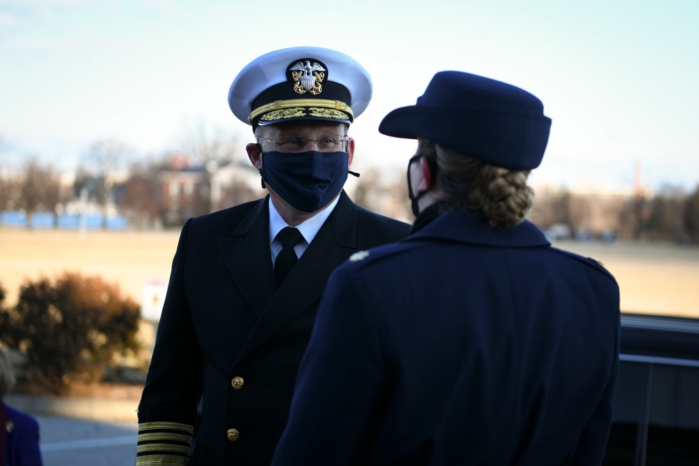 Joint Chief’s of Staff assemble during 59th Presidential Inauguration Senior Leaders Breakfast