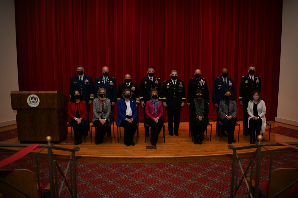 Joint Chief’s of Staff assemble during 59th Presidential Inauguration Senior Leaders Breakfast