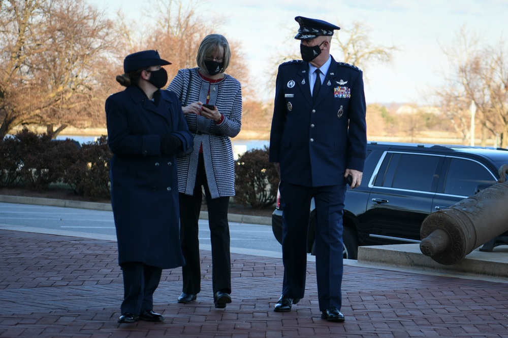 Joint Chief’s of Staff assemble during 59th Presidential Inauguration Senior Leaders Breakfast