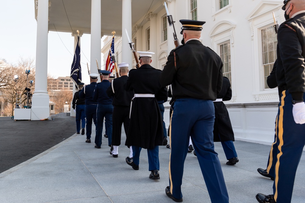 46th Presidential Inauguration White House Arrival Ceremony