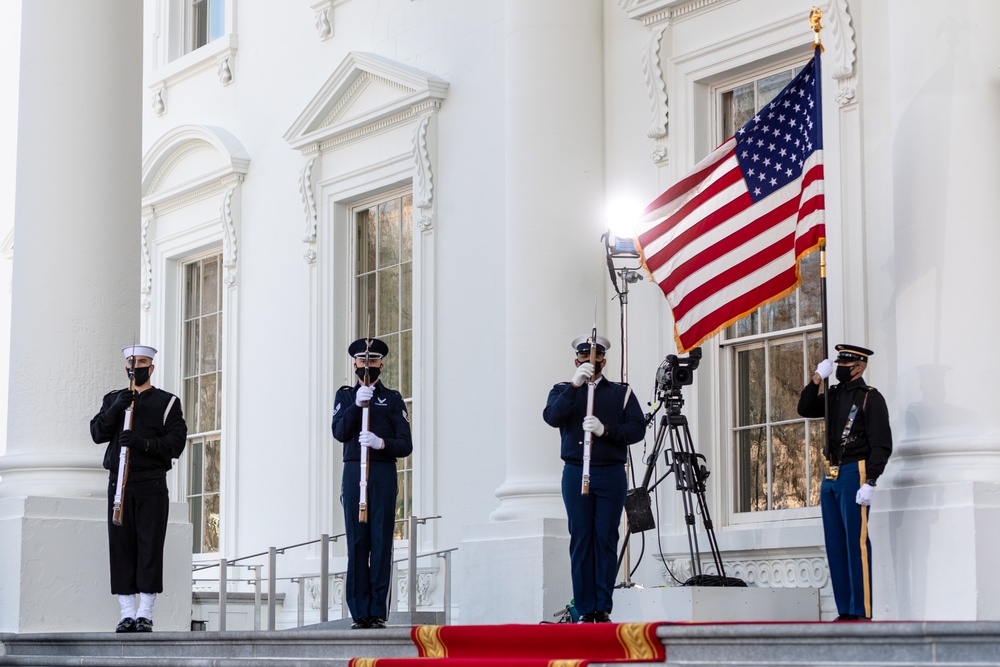 46th Presidential Inauguration White House Arrival Ceremony