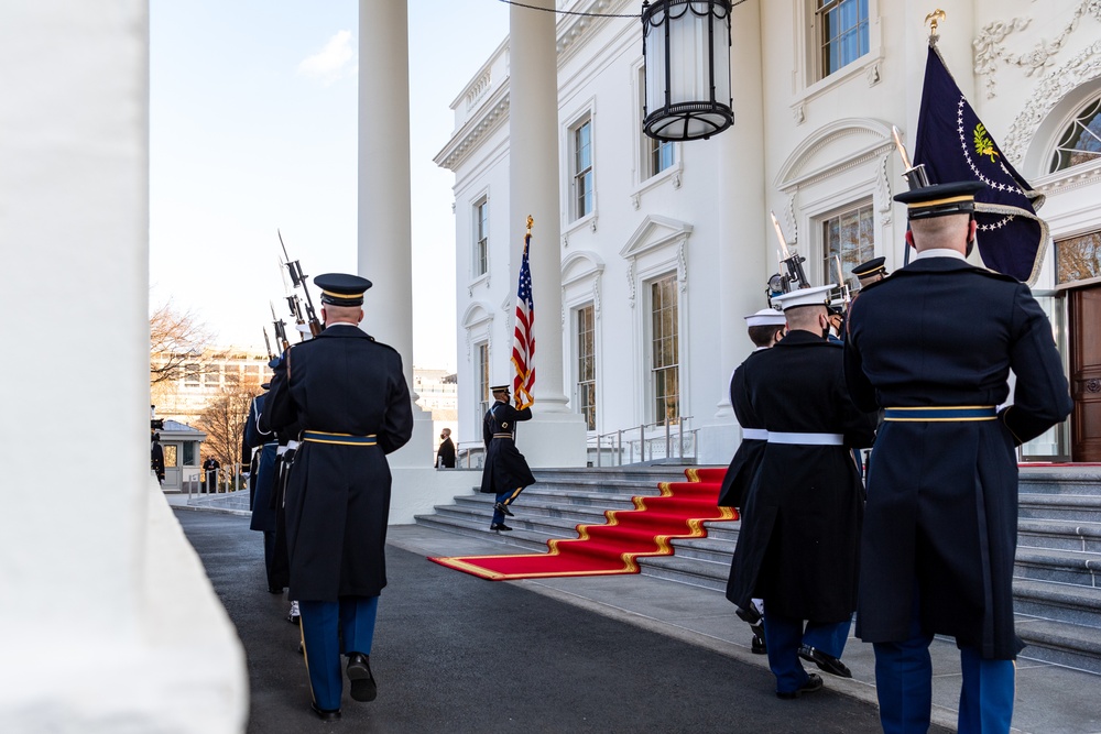 46th Presidential Inauguration White House Arrival Ceremony