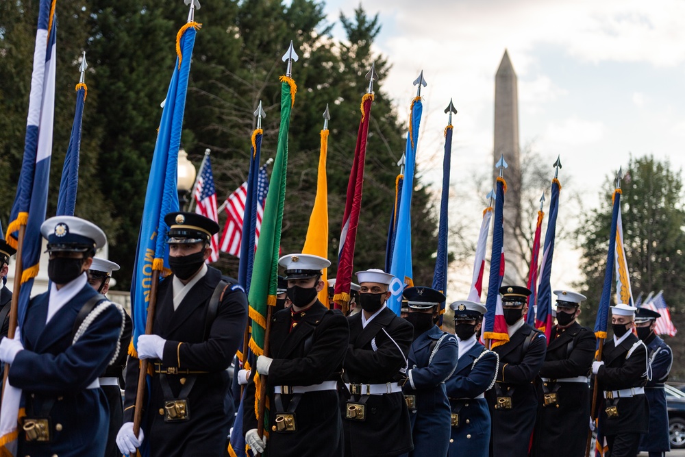 46th Presidential Inauguration White House Arrival Ceremony