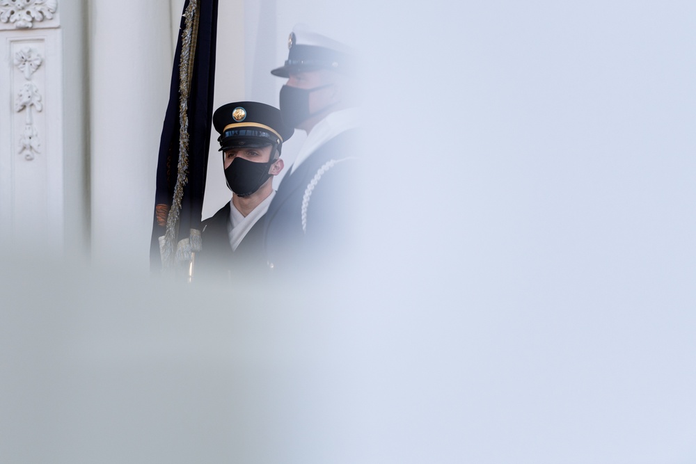 46th Presidential Inauguration White House Arrival Ceremony