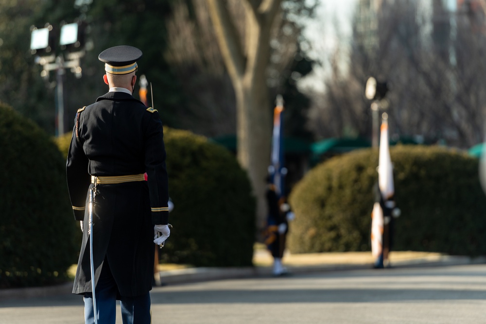 46th Presidential Inauguration White House Arrival Ceremony