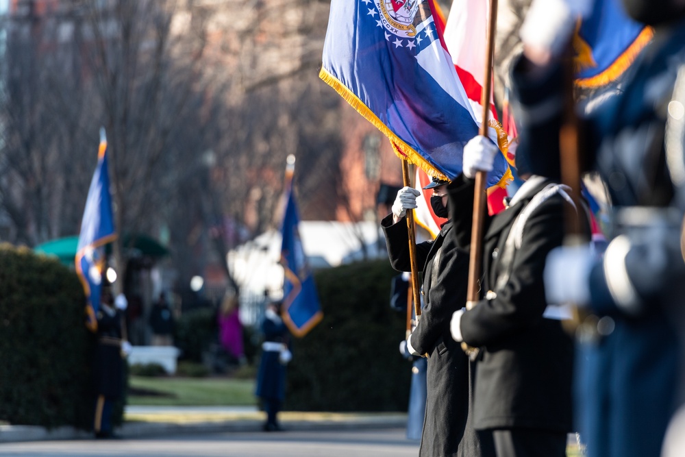 46th Presidential Inauguration White House Arrival Ceremony