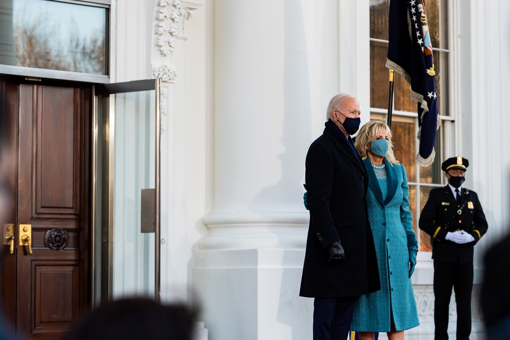 46th Presidential Inauguration White House Arrival Ceremony