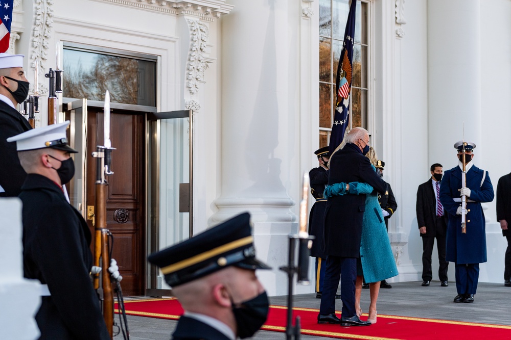 46th Presidential Inauguration White House Arrival Ceremony