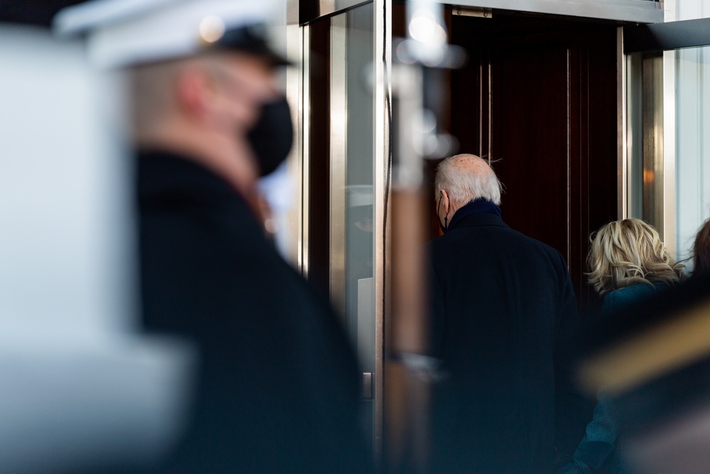 46th Presidential Inauguration White House Arrival Ceremony