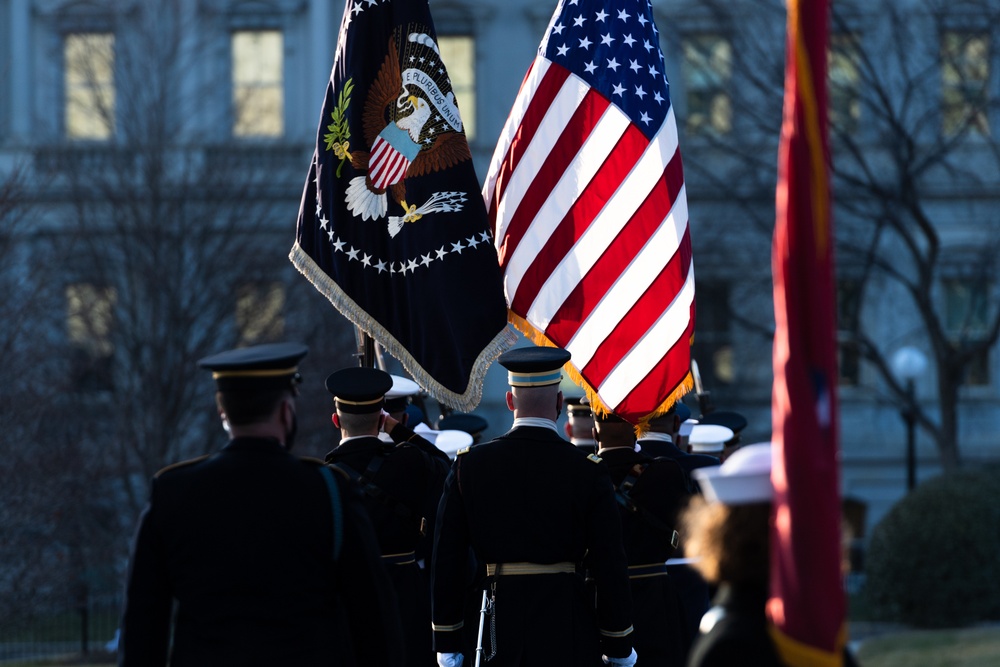 DVIDS - Images - 46th Presidential Inauguration White House Arrival ...