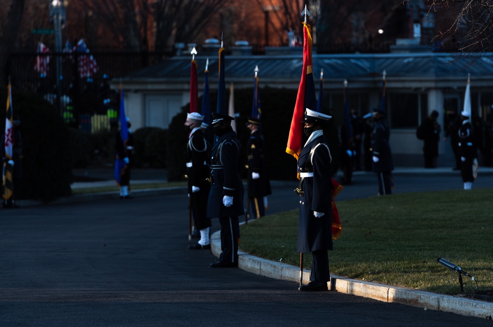 46th Presidential Inauguration White House Arrival Ceremony