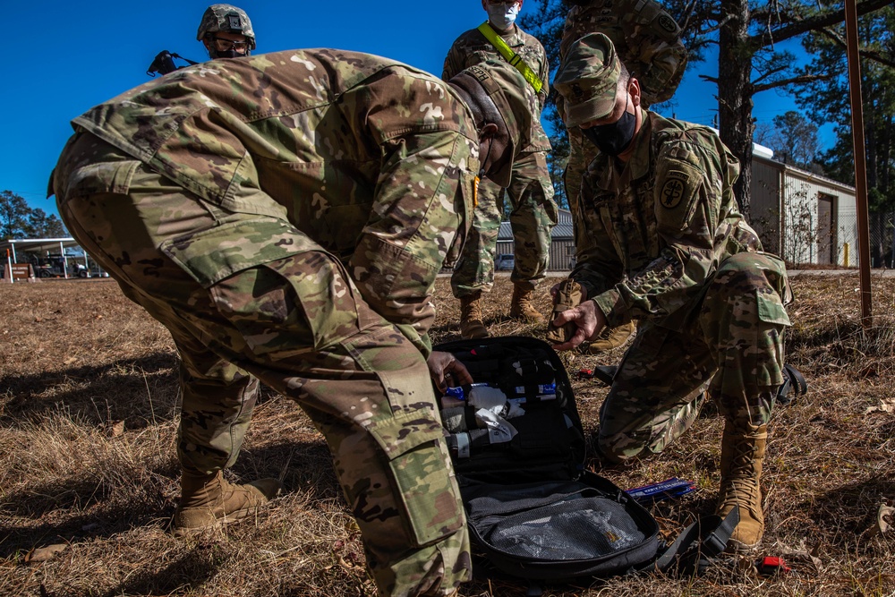 2021 Army Best Medic Competition Sergeant Major Validation