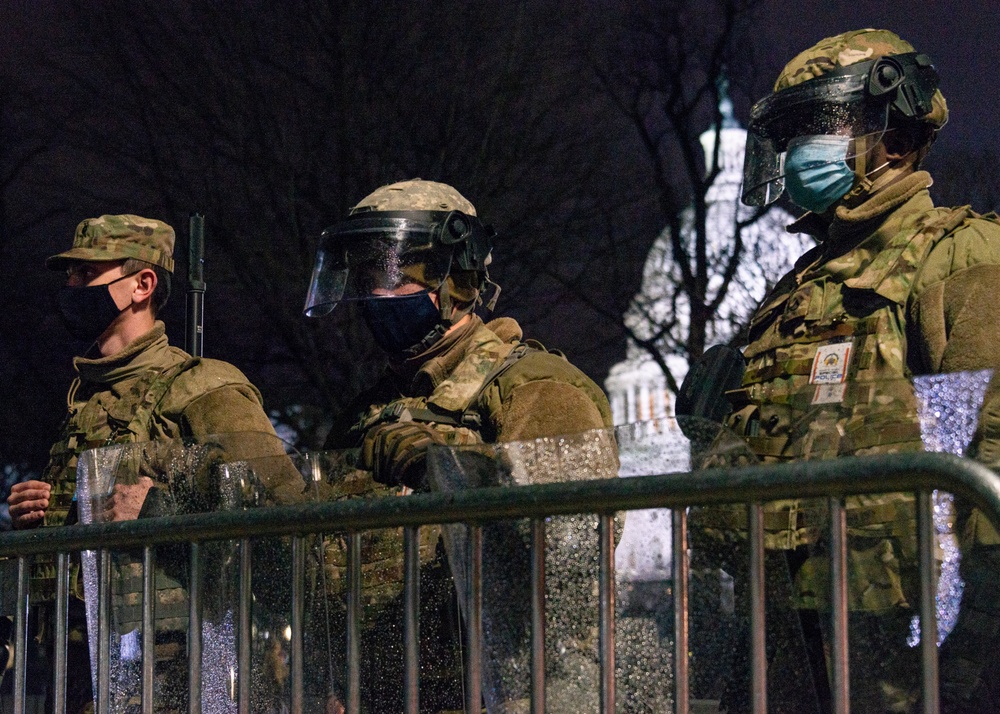276th Engineers stand guard at 59th Presidential Inauguration