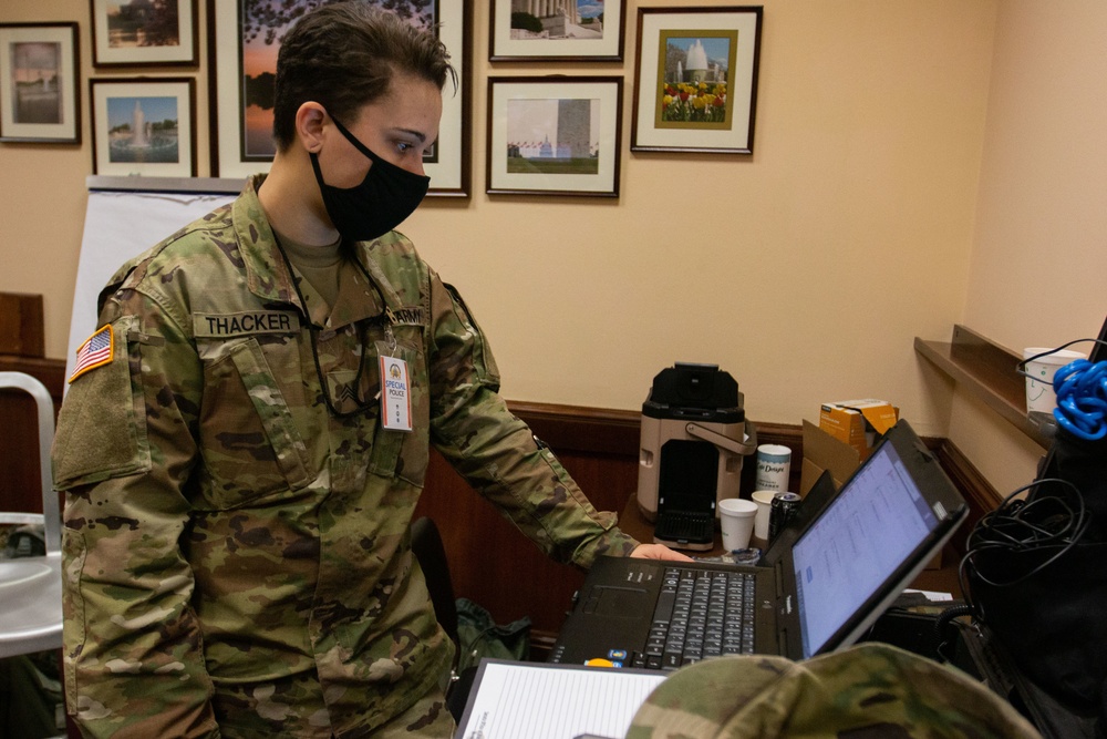 229th BEB on duty for 59th Presidential Inauguration