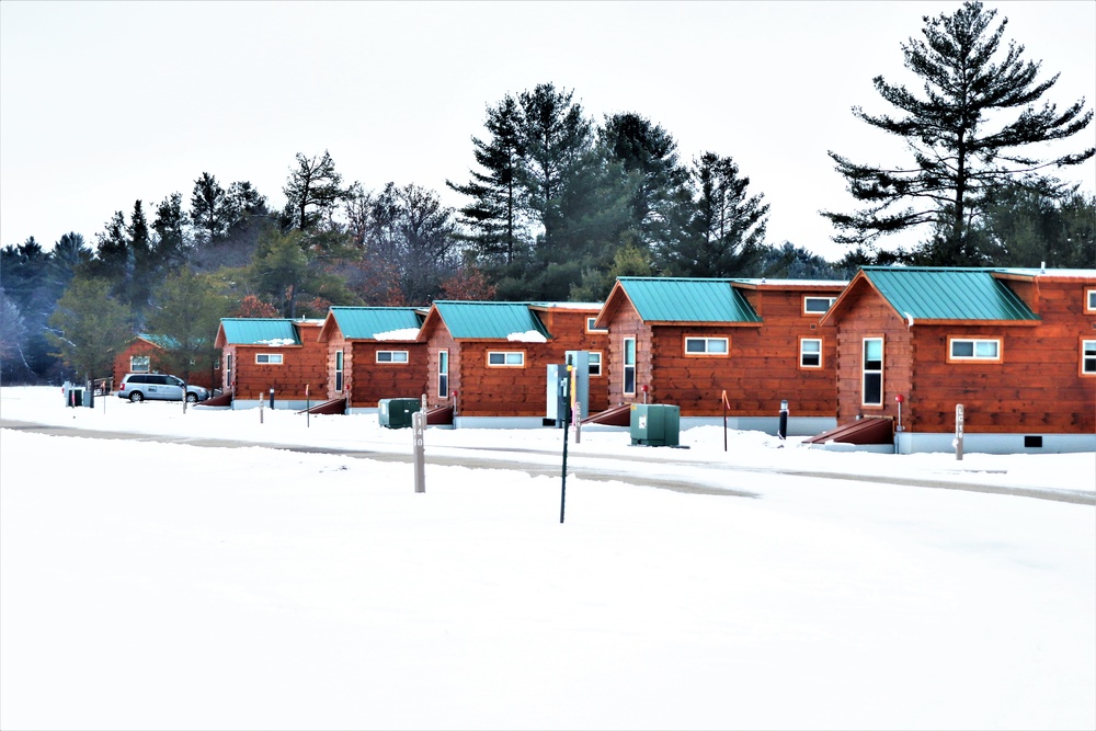 Cabins at Fort McCoy's Pine View Campground