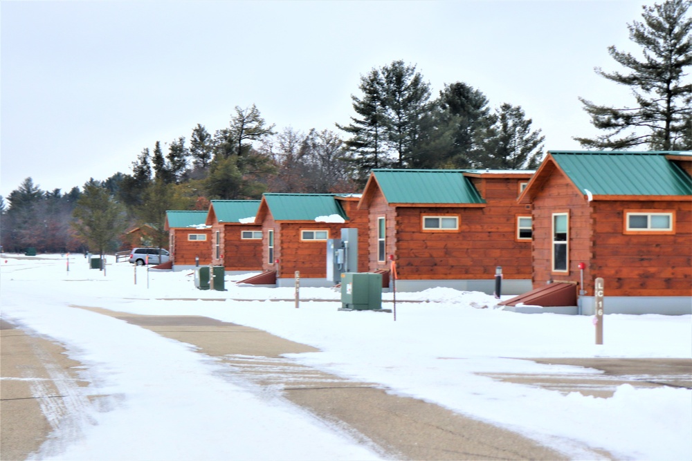 Cabins at Fort McCoy's Pine View Campground