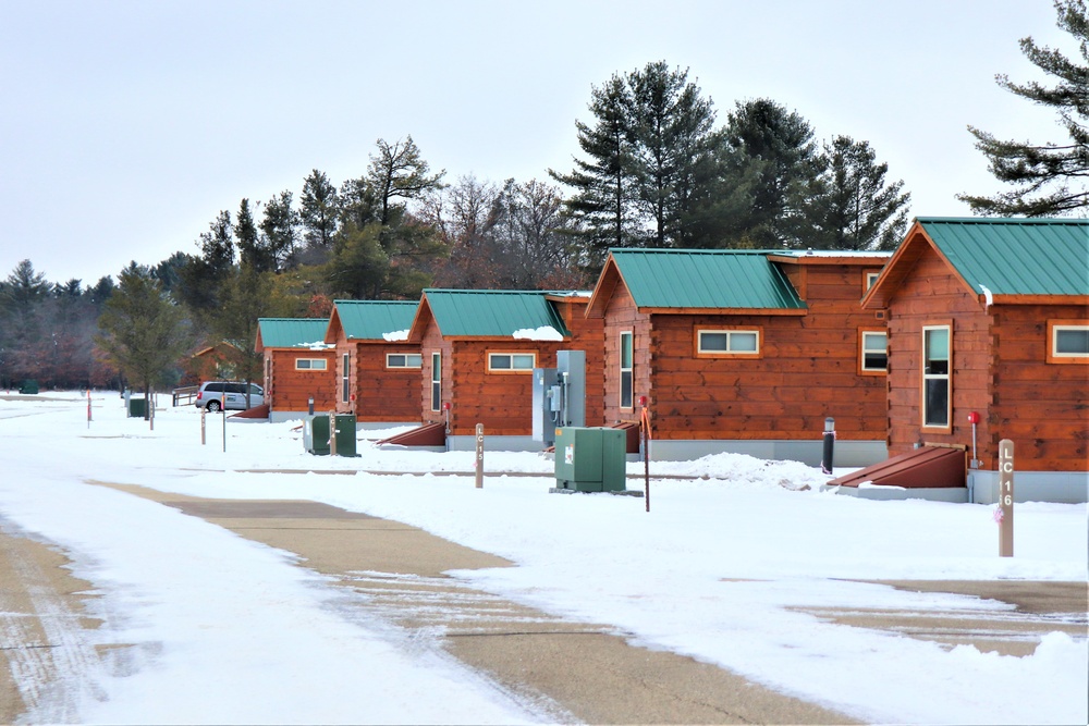 Cabins at Fort McCoy's Pine View Campground