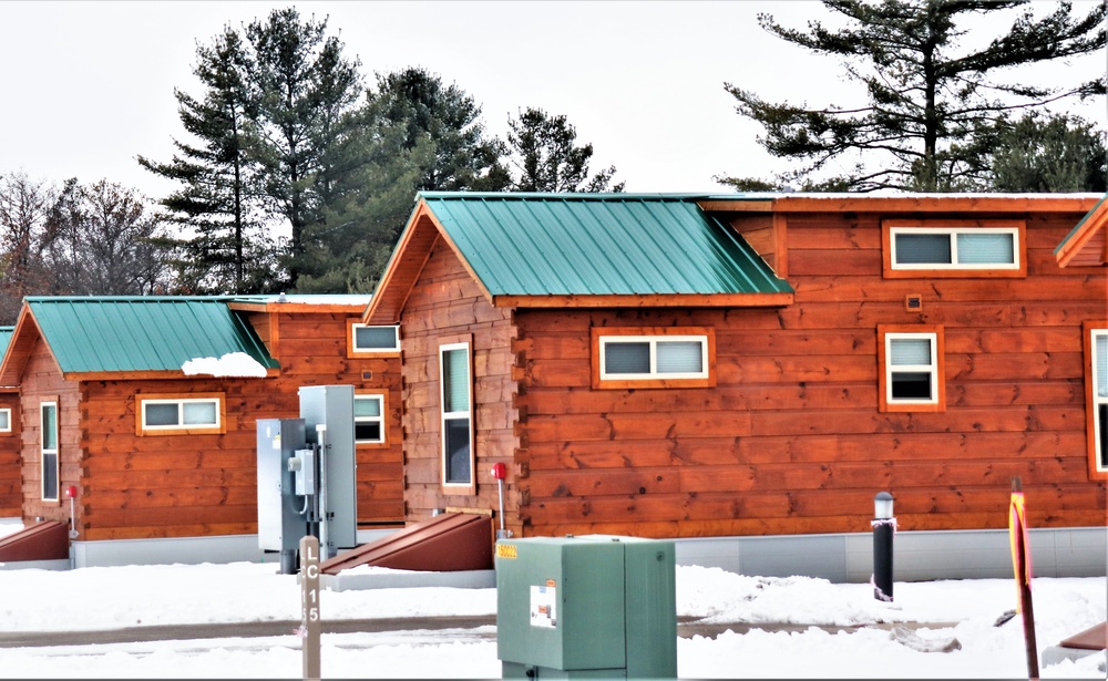 Cabins at Fort McCoy's Pine View Campground