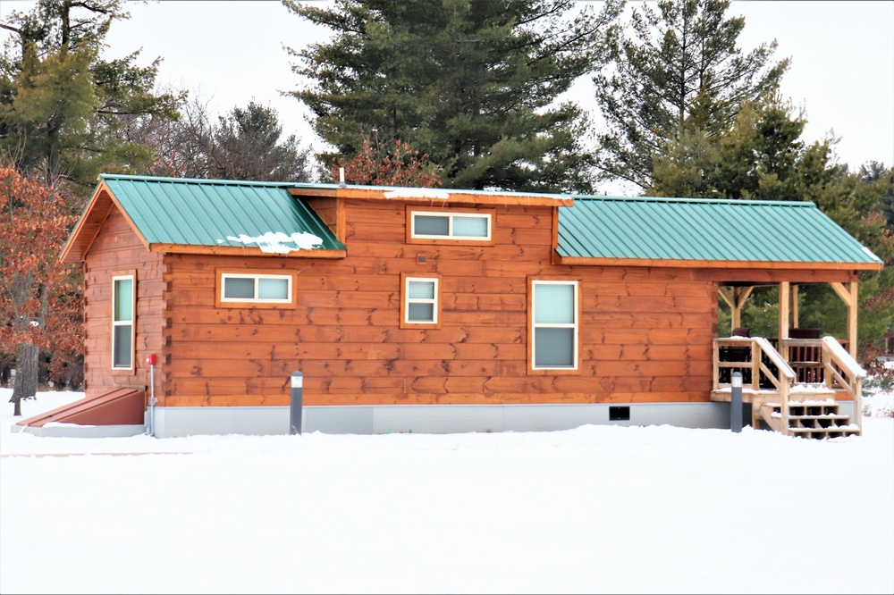 Cabins at Fort McCoy's Pine View Campground