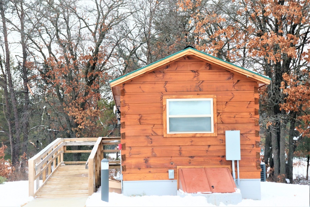 Cabins at Fort McCoy's Pine View Campground