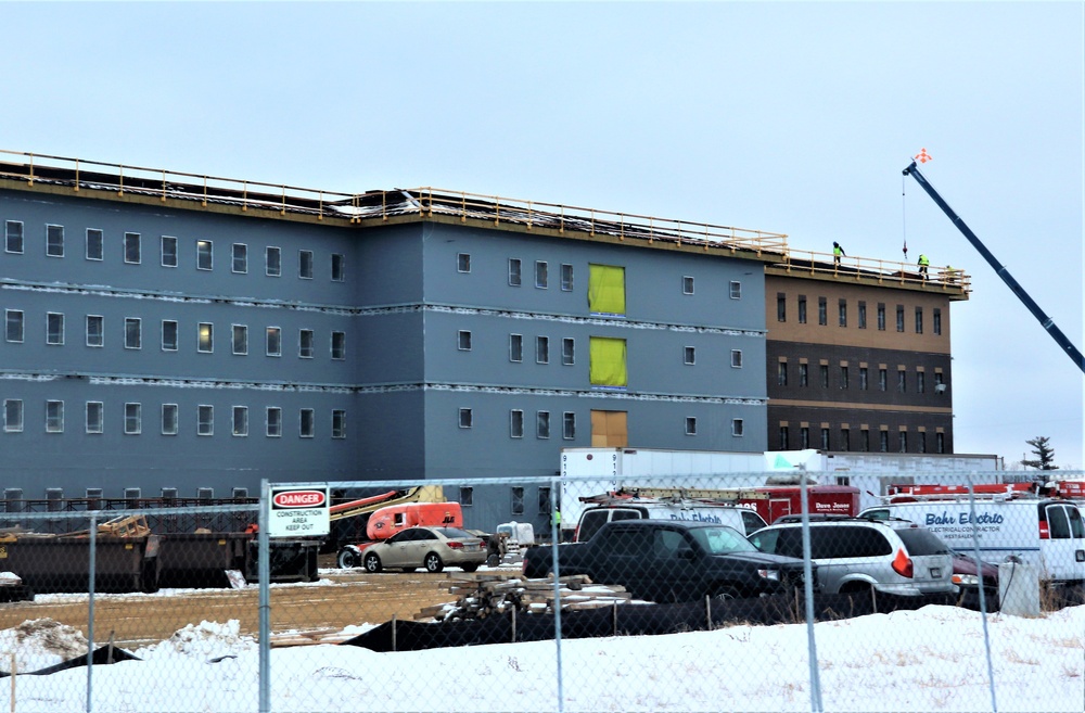 January 2021 barracks construction at Fort McCoy