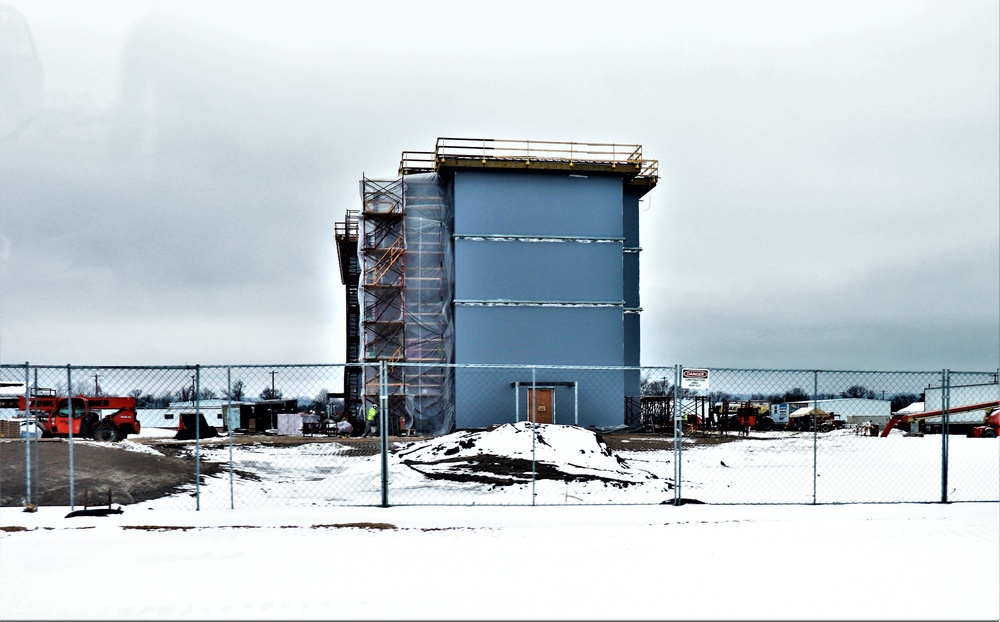 January 2021 barracks construction at Fort McCoy