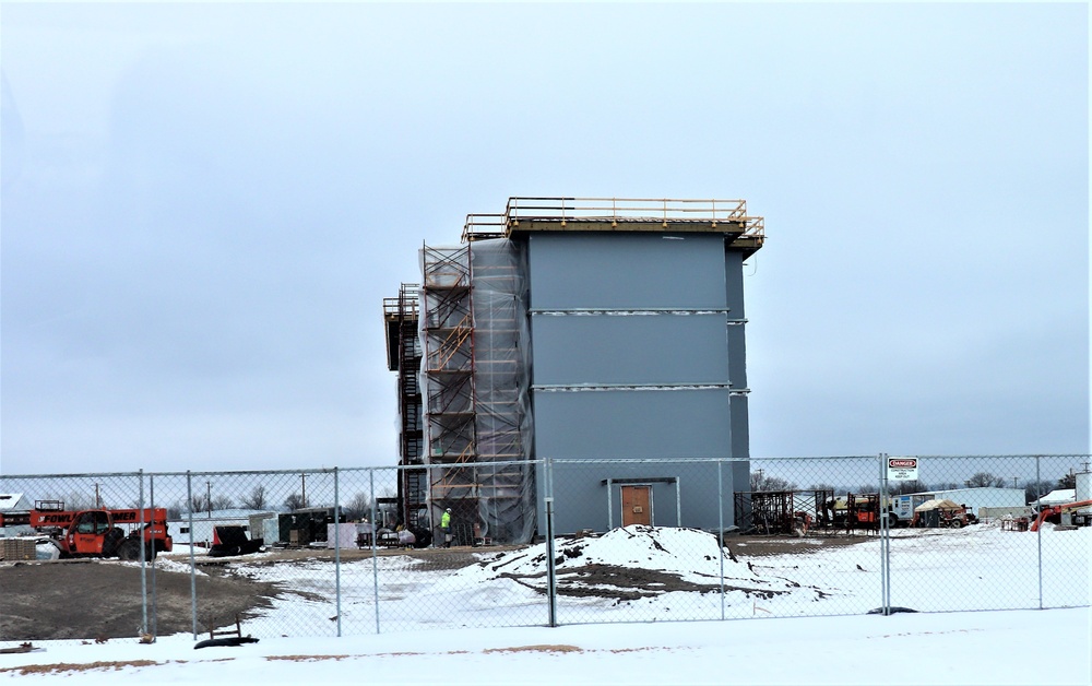 January 2020 barracks construction at Fort McCoy