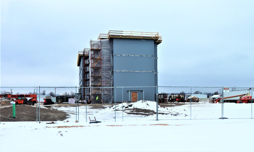 January 2020 barracks construction at Fort McCoy