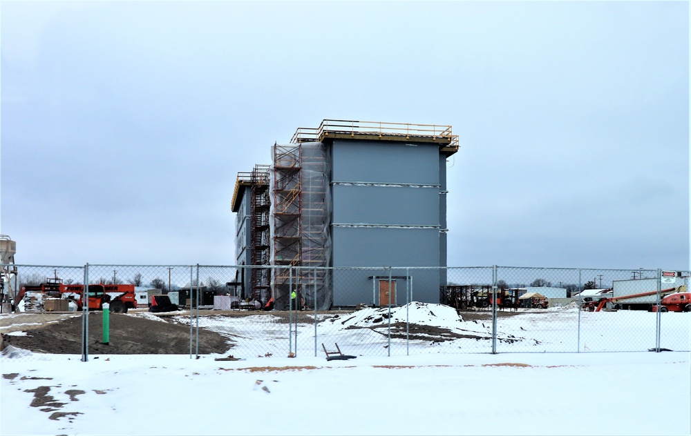 January 2020 barracks construction at Fort McCoy