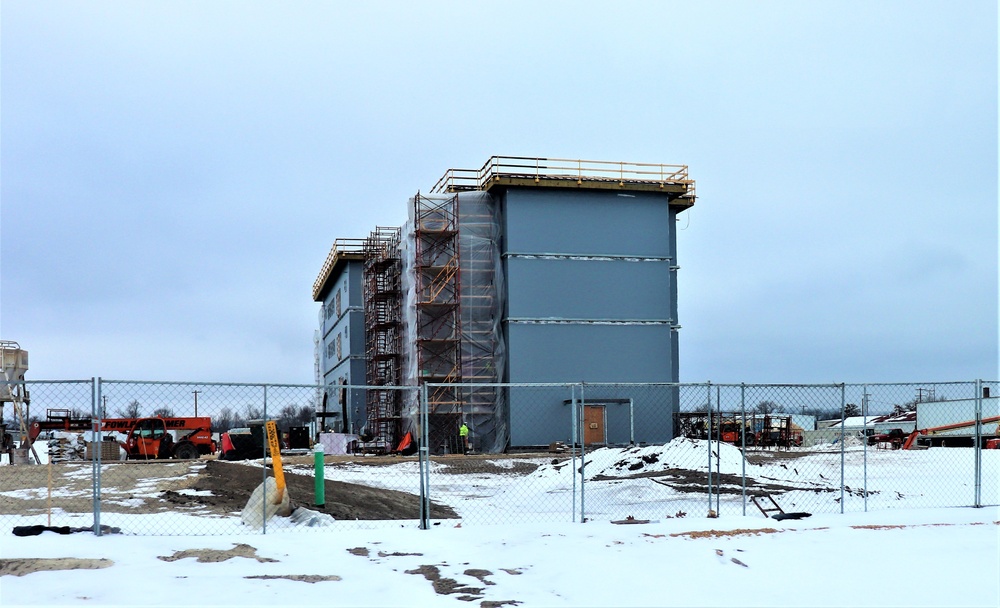 January 2020 barracks construction at Fort McCoy