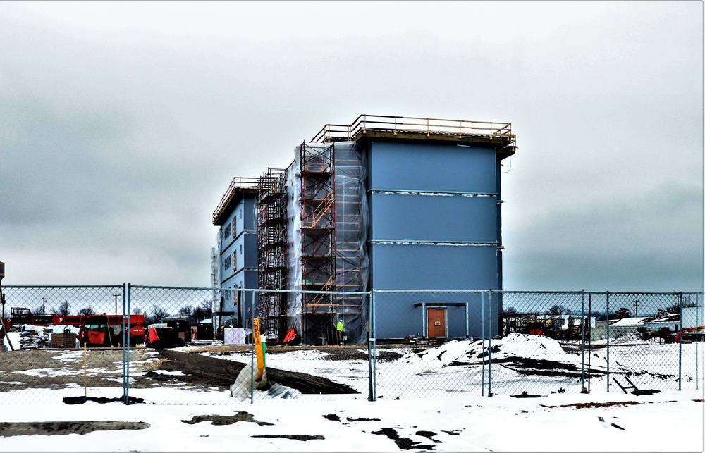 January 2020 barracks construction at Fort McCoy