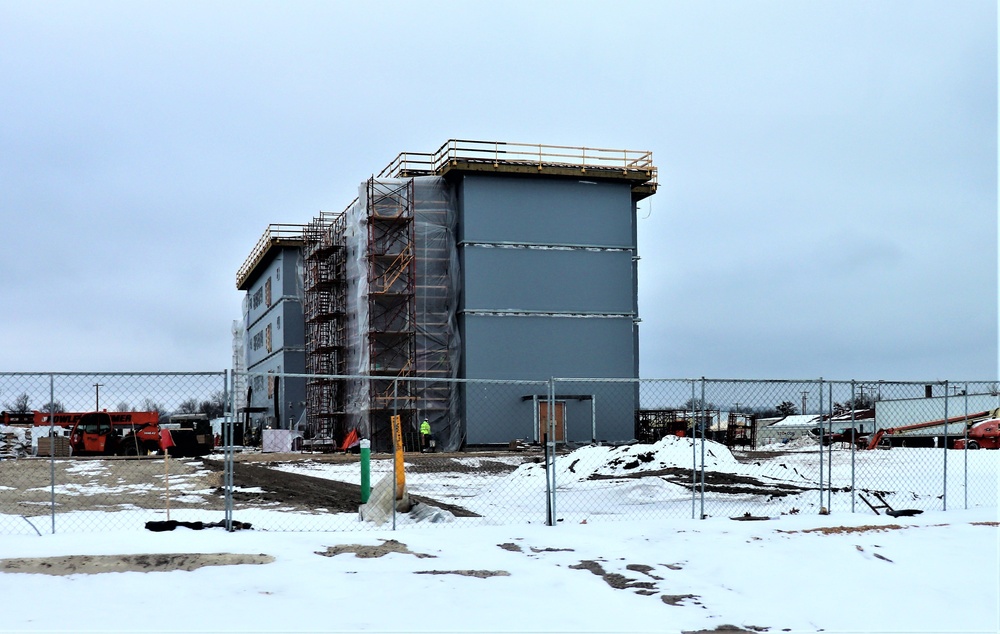 January 2020 barracks construction at Fort McCoy