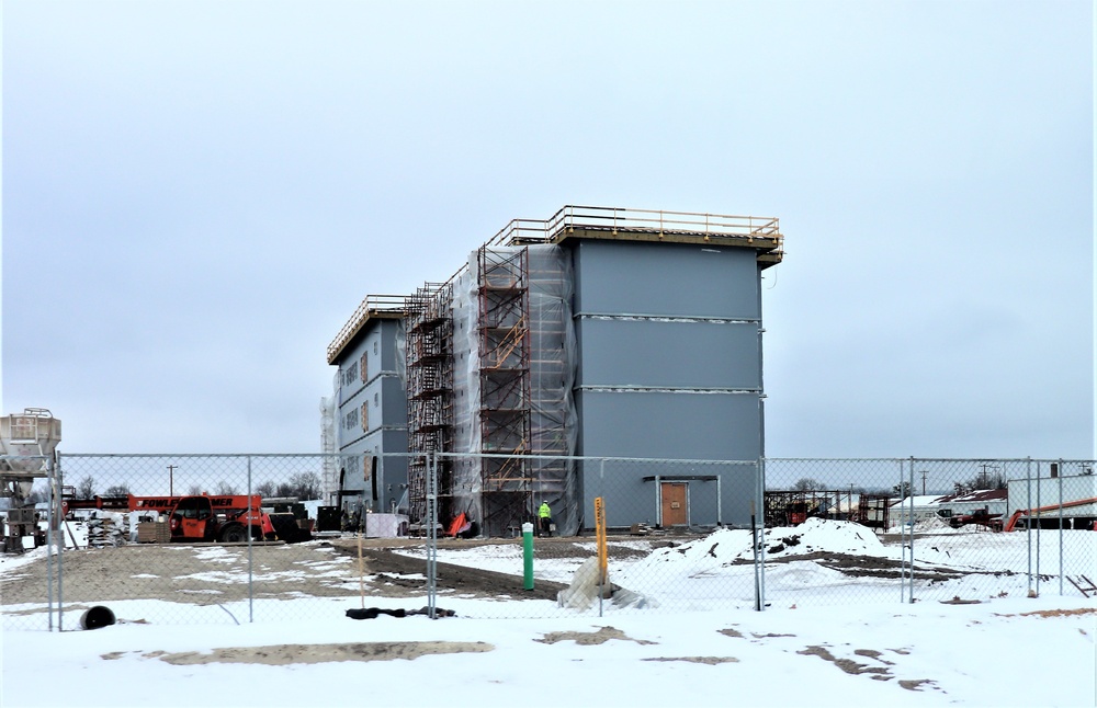 January 2020 barracks construction at Fort McCoy