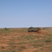An M142 High Mobility Artillery Rocket System (HIMARS) moves into firing position