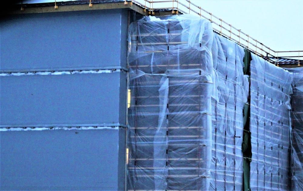 January 2021 barracks construction at Fort McCoy