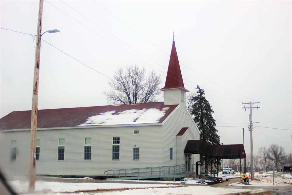 Chapel buildings at Fort McCoy