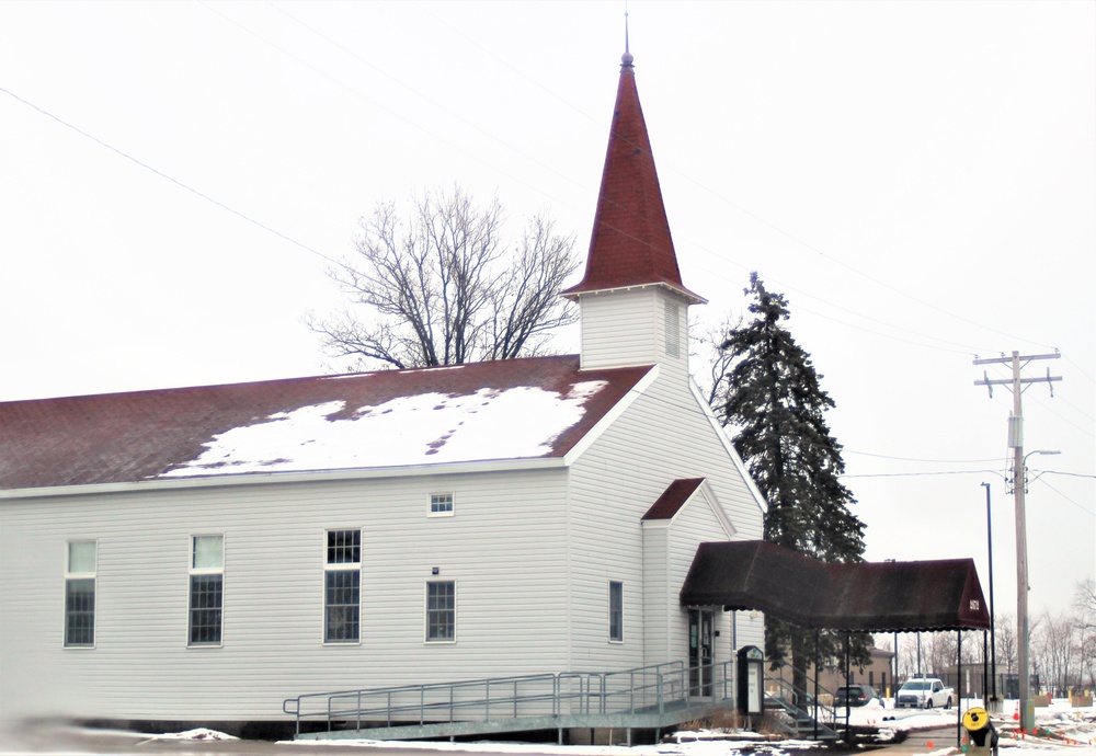 Chapel buildings at Fort McCoy