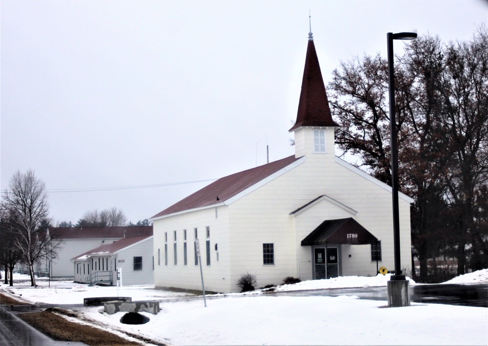 Chapel buildings at Fort McCoy