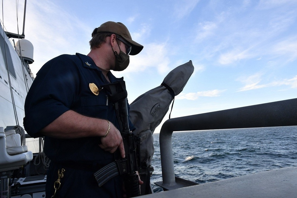 Standing Watch Aboard USS Freedom