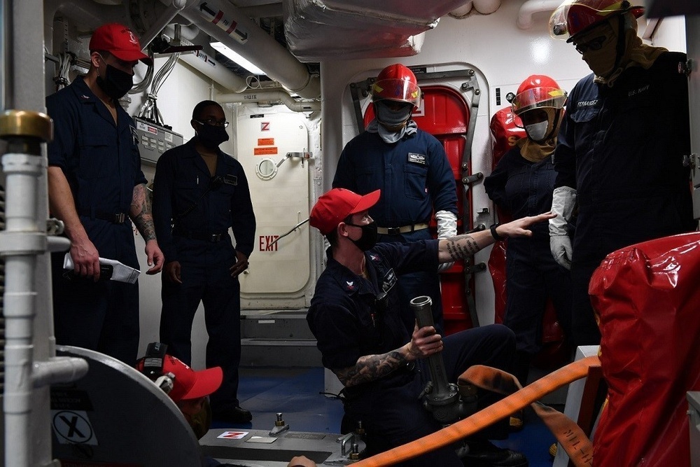 USS Freedom Damage Control Training