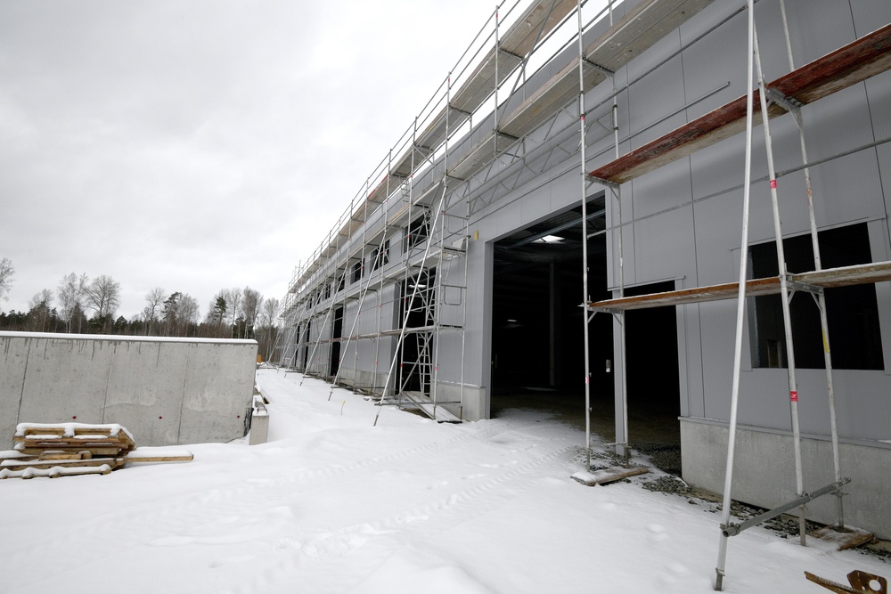 Construction site for future TSC Grafenwoehr